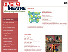 Tablet Screenshot of familytheatre.org